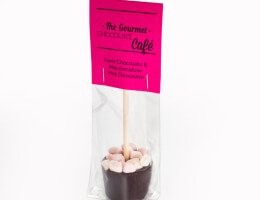 Dark Chocolate & Marshmallow Hot Chocolate Stick